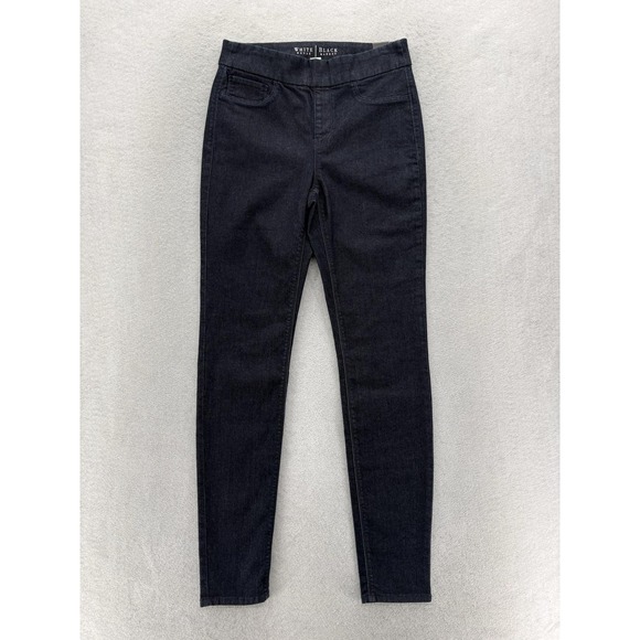 White House Black Market Denim - White House Black Market High Rise Skinny Jeans Womens 2 Blue Dark Wash Stretch